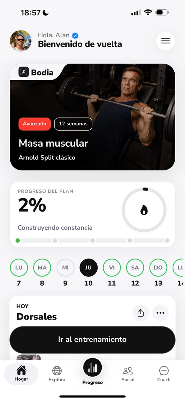 Calendario del plan en Bodia