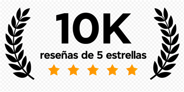 10K reseñas de 5 estrellas